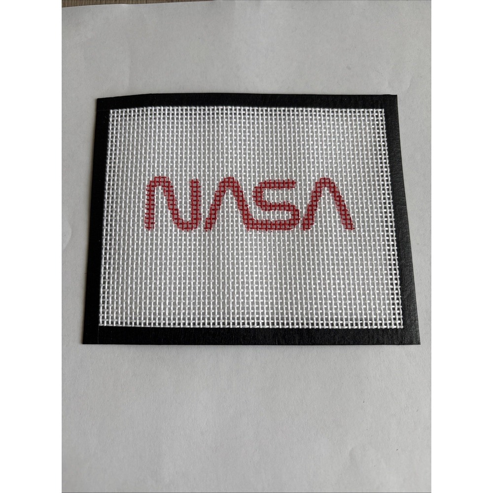 NASA Worm Hand Painted, Needlepoint Canvas, 13 Mesh, 5.5"x6.5"‎